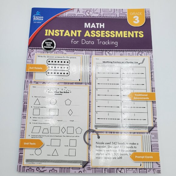 Grade 3 Math Workbooks, Set of 3 - Picture 8 of 10